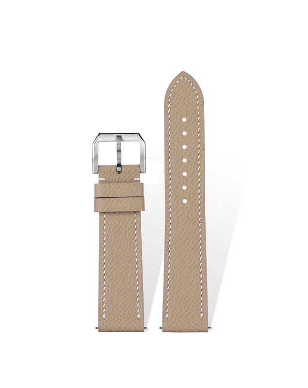 Cartier Tank｜ Trench Coat Gray Epsom Leather Watch Strap