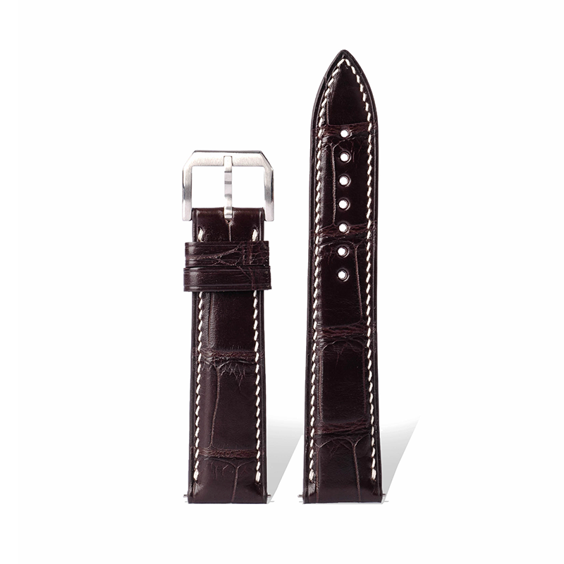 Unleash Your Style: 12 - Hued American Alligator Skin Checkered Watch Straps for Timeless Elegance