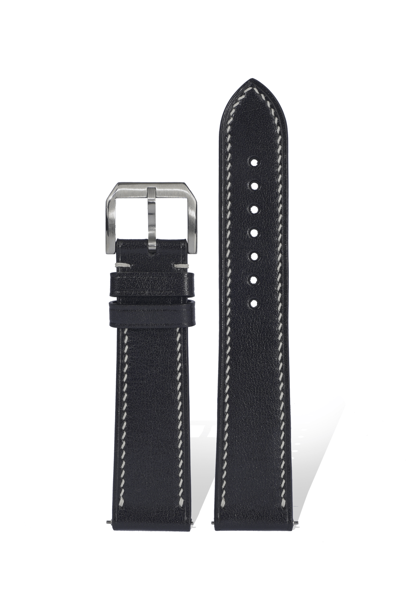 Hermès-Grade Micrograin Vernazza Calfskin Watch Straps