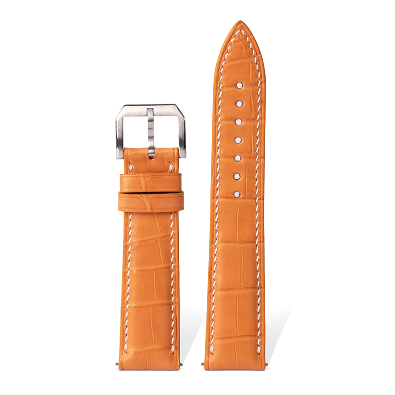 Unleash Your Style: 12 - Hued American Alligator Skin Checkered Watch Straps for Timeless Elegance