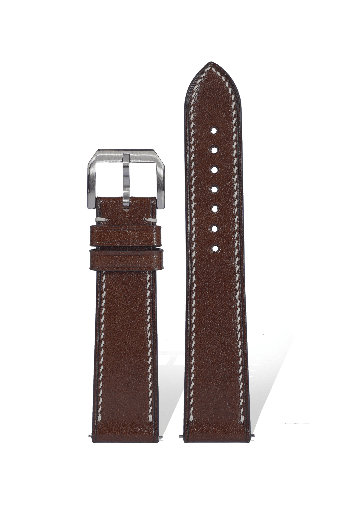 Hermès-Grade Micrograin Vernazza Calfskin Watch Straps
