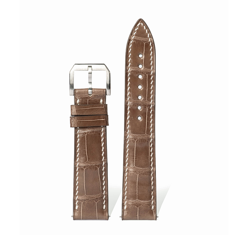 Unleash Your Style: 12 - Hued American Alligator Skin Checkered Watch Straps for Timeless Elegance