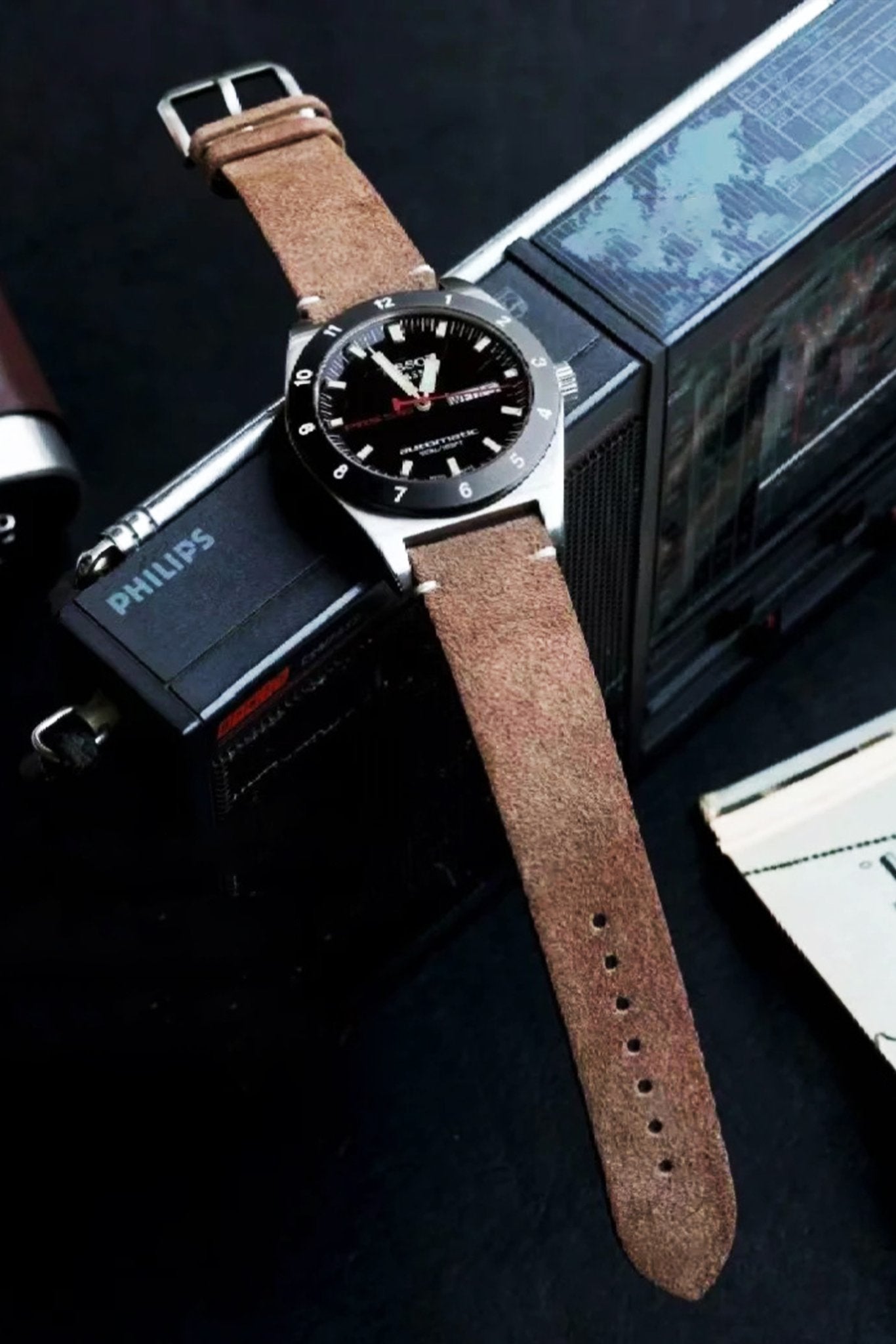 Tissot｜Coconut Pulp Suede Leather Watch Straps & Bands