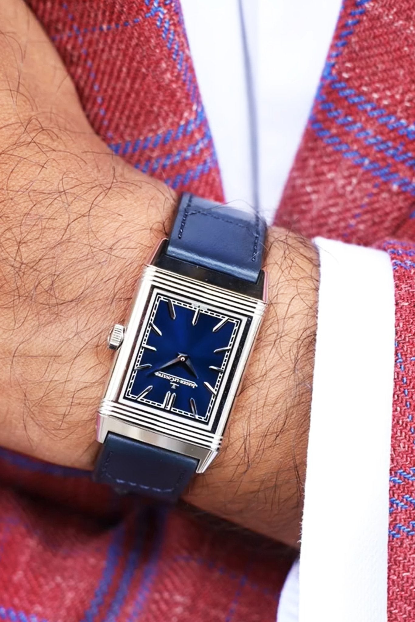 Jaeger-LeCoultre｜Deep Bule Cordovan Horween Leather Watch Bands