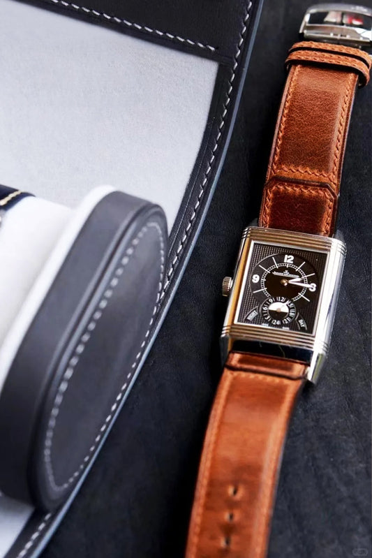 Jaeger-LeCoultre｜Chocolate Crazy Horse Leather Watch Straps & Bands