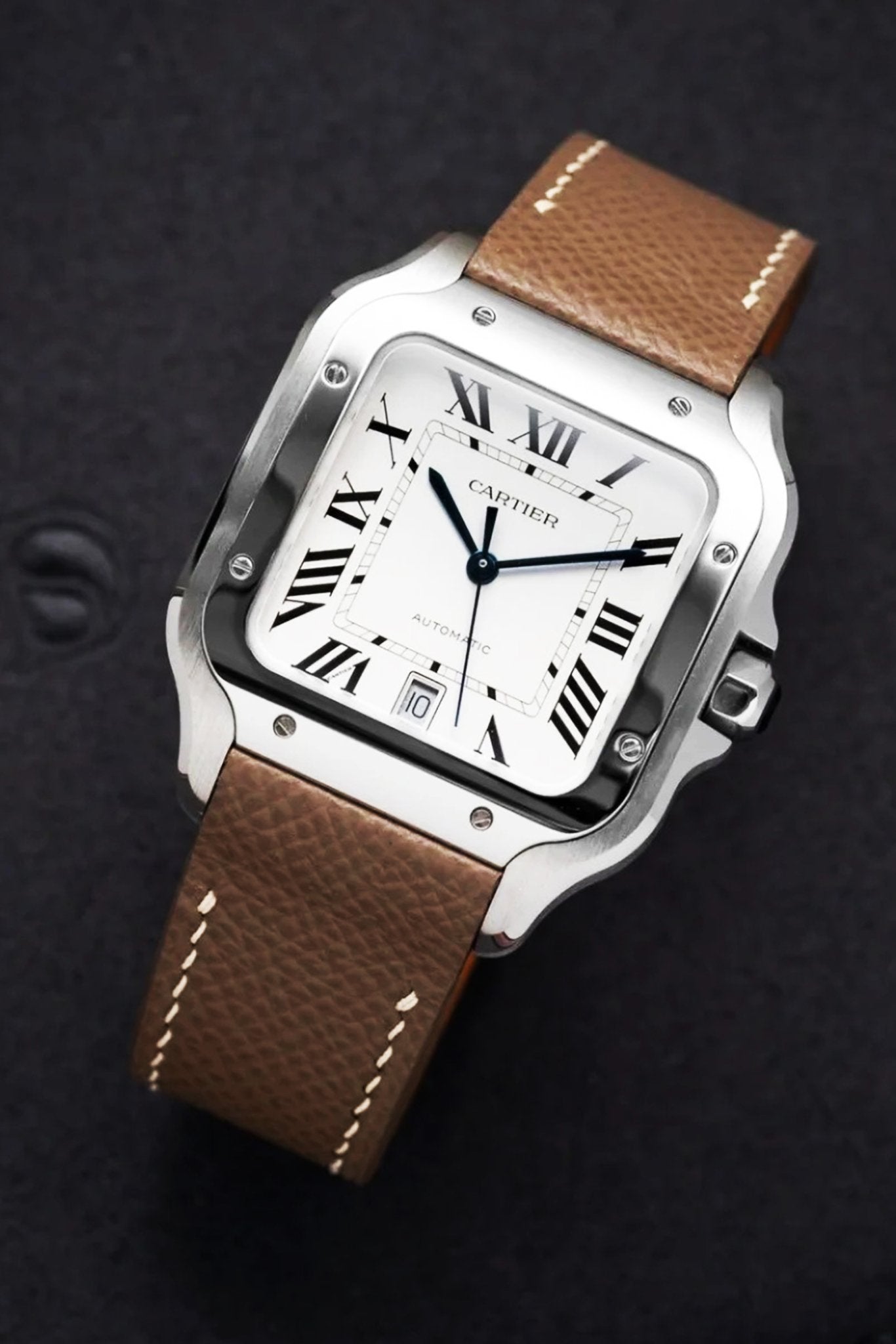 Tudor｜Elephant Gray Epsom Leather Watch Straps & Bands